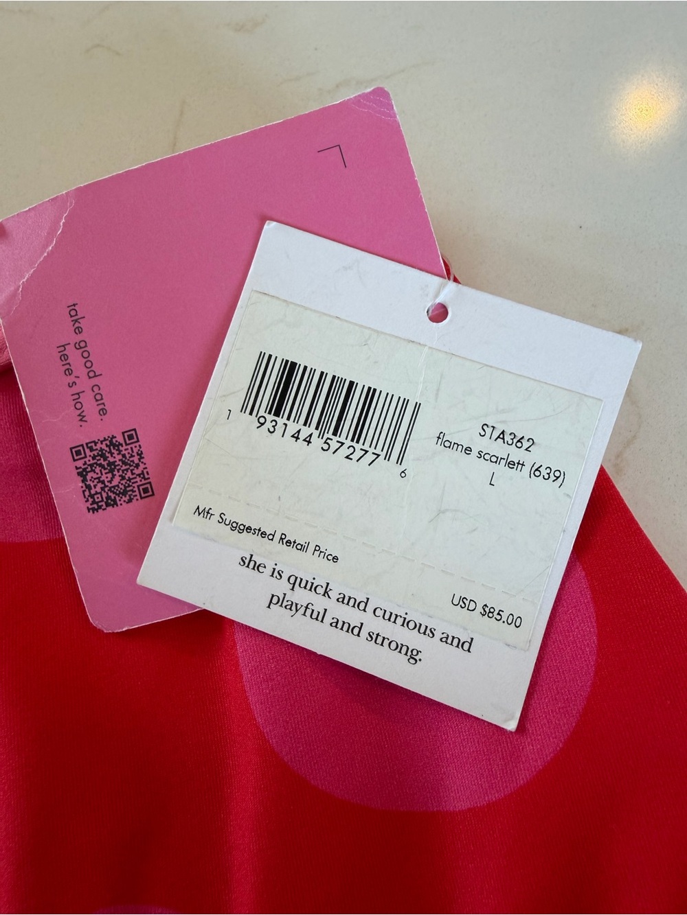 NWT kate spade flame Scarlett playful High Waist Polka Dot Bikini Bottom / LG - Picture 4 of 6
